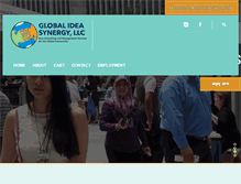 Tablet Screenshot of globalideasynergy.com